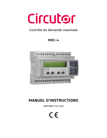 Circutor M61430. Maximum demand by level control Manuel du propriétaire | Fixfr