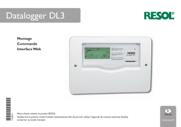 Resol Datalogger DL3 Manuel du propriétaire | Fixfr