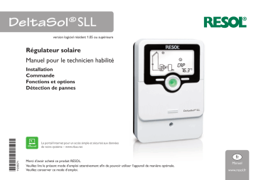 Resol DeltaSol SLL Manuel du propriétaire | Fixfr