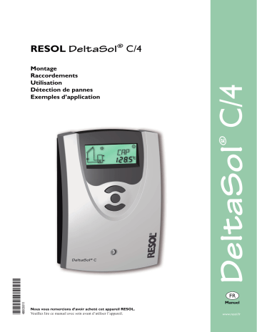 Resol DeltaSol C4 100-240V Manuel du propriétaire | Fixfr