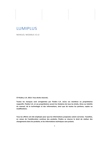 Astralpool Lumiplus Modbus Manuel du propriétaire | Fixfr