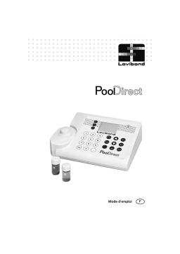 Astralpool Pool-Control-Direct Manuel utilisateur
