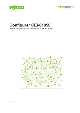 WAGO Configure IEC 61850 Manuel utilisateur