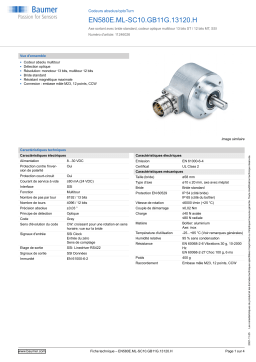 Baumer EN580E.ML-SC10.GB11G.13120.H Absolute encoder Fiche technique