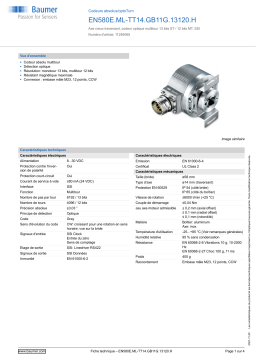 Baumer EN580E.ML-TT14.GB11G.13120.H Absolute encoder Fiche technique