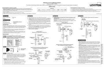 Leviton OSW12-RMW Occupancy Manuel utilisateur | Fixfr