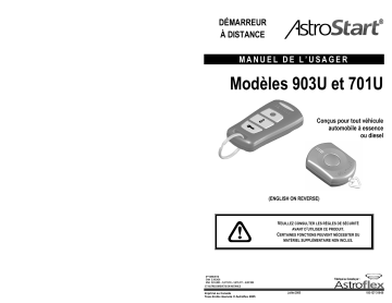 AstroStart 701U Manuel du propriétaire | Fixfr