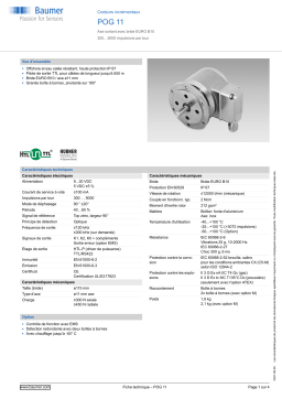 Baumer POG 11 Incremental encoder Fiche technique