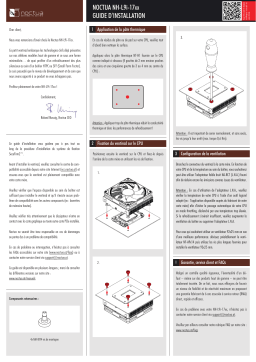 Noctua NH-L9i-17xx CPU cooler retail Installation manuel