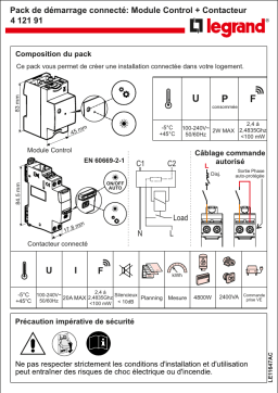 Legrand 412191 Manuel utilisateur