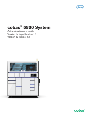 Roche cobas 5800 Guide de référence | Fixfr