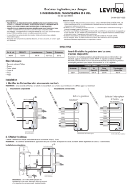 Leviton 6674-10W SureSlide Dimmer Manuel utilisateur