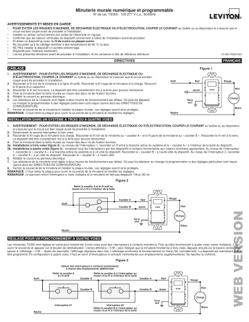 Leviton TS300-DW Wall Switch Manuel utilisateur | Fixfr