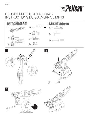 Pelican MHP10P101-00 Kayak récréatif Getaway 110 HDII Mode d'emploi | Fixfr