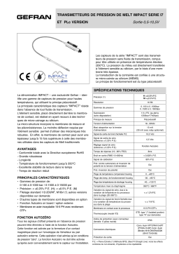 gefran I7 PLc Fiche technique