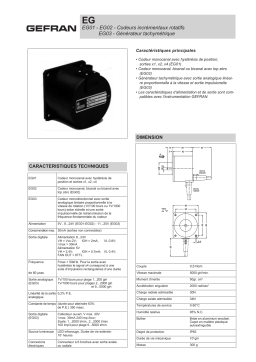 gefran EG03 Potentiometer Fiche technique