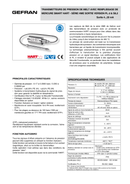 gefran HME Fiche technique