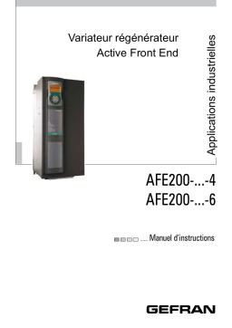 gefran AFE200 Inverter Manuel utilisateur