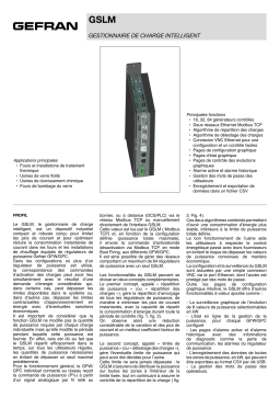 gefran GSLM Power controller Fiche technique