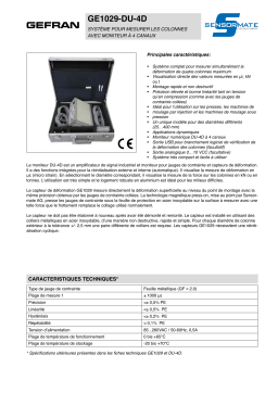 gefran GE1029-DU-4D System Fiche technique