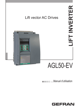 gefran AGL50 - EV Inverter Manuel utilisateur