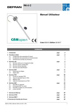 gefran RK-5 C Manuel utilisateur