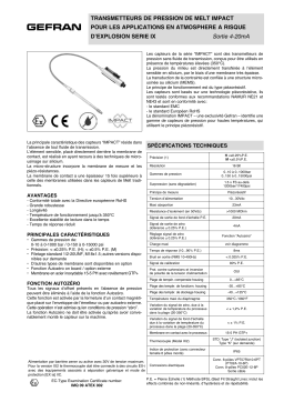 gefran IX Fiche technique