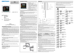 gefran 1350 Controller PID, 1/4 DIN Guide de démarrage rapide