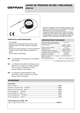 gefran M5 Fiche technique