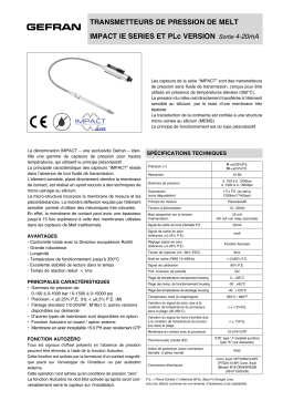 gefran IE PLc Fiche technique