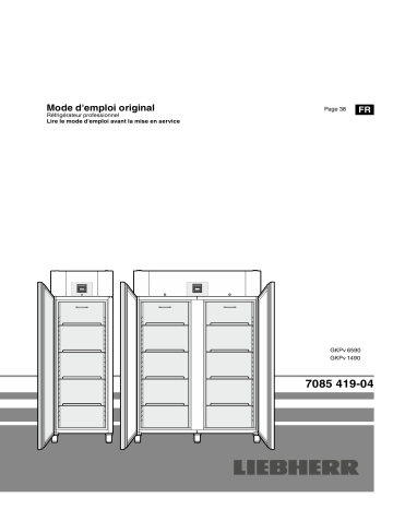 GKPv 1490 ProfiPremiumline | Liebherr GKPv 6590 ProfiPremiumline Mode d'emploi | Fixfr