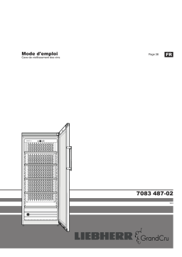 Liebherr WKt 4552 GrandCru Wine cabinet Mode d'emploi