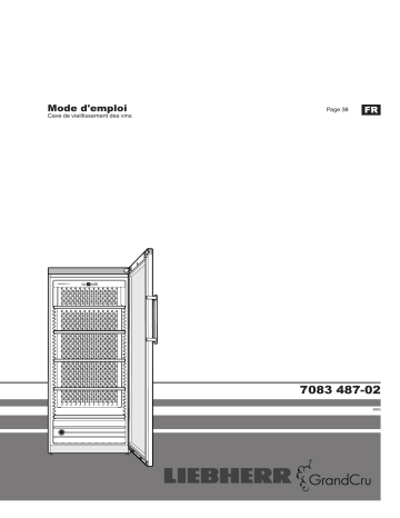 WKes 4552 GrandCru | WKt 5552 GrandCru | Liebherr WKt 4552 GrandCru Wine cabinet Mode d'emploi | Fixfr