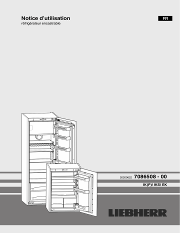 Liebherr SBS 70I2 Comfort Combiné Side by Side intégrable NoFrost Mode d'emploi | Fixfr