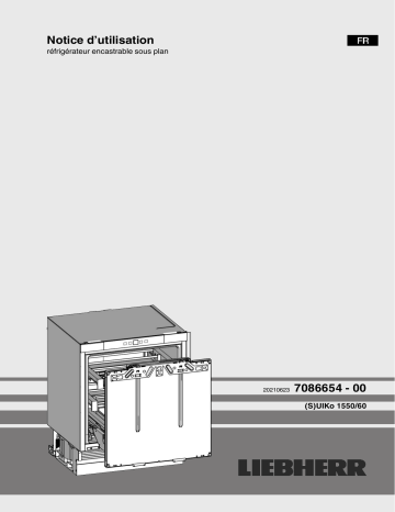 UIKo 1550 Premium | Liebherr UIKo 1560 Premium Réfrigérateur bas intégrable Mode d'emploi | Fixfr