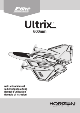 E-flite EFL02250 Ultrix 600mm BNF Basic Manuel du propriétaire