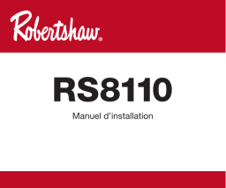 Robertshaw RS8110 Manuel d’installation Manuel utilisateur