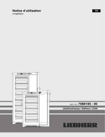 GN 3735 Comfort | GN 4335 COMFORT | SGNes 4375 Premium | GN 5275 Premium | GN 3835 Comfort | SGNbs 4385 Premium | SGNef 4335 Comfort | GN 4375 Premium | GNef 4335 Comfort | GN 3235 Comfort | GNi 4335 Comfort | Liebherr GN 2835 Comfort Congélateur NoFrost Mode d'emploi | Fixfr