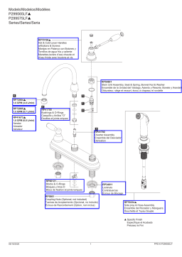 Peerless P299575LF Two Handle Kitchen Faucet Manuel utilisateur