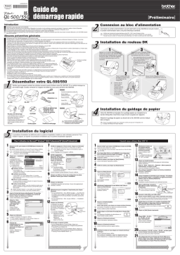 Brother QL-550 Label Printer Mode d'emploi