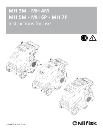 MH 5M | MH 4M FA/PA | Nilfisk MH 3M PA Manuel utilisateur | Fixfr
