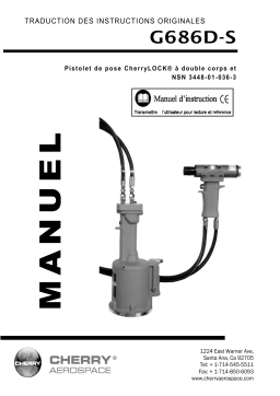 Cherry Aerospace G686B-S Split Hydro-Shift CherryLOCK Riveter Installation manuel