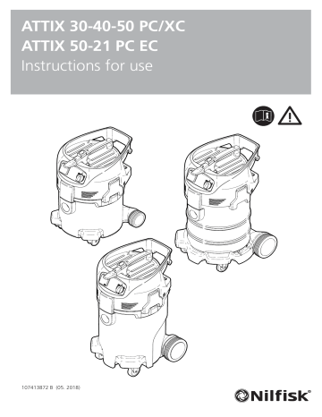ATTIX 50 | ATTIX 40 INOX | Nilfisk ATTIX 30 Manuel utilisateur | Fixfr