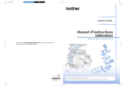 Brother PR1050X Home Sewing Machine Manuel utilisateur