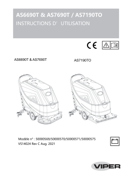 Nilfisk AS6690T / AS7690T / AS7190TO Manuel utilisateur