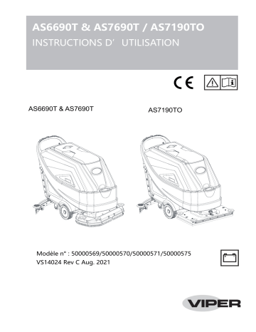 Nilfisk AS6690T / AS7690T / AS7190TO Manuel utilisateur | Fixfr