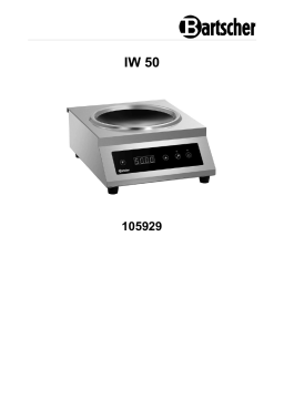 Bartscher 105929 Induction wok IW 50 Mode d'emploi