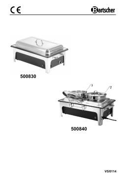 Bartscher 500840 Hot-pot station 2x4L 2200 E Mode d'emploi