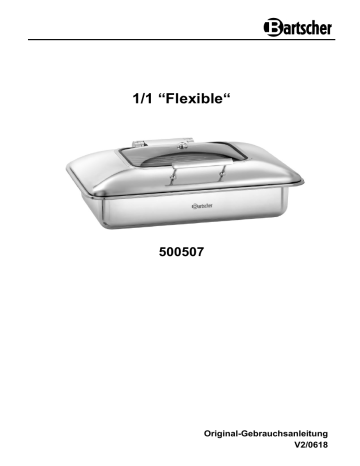 Bartscher 500507 Chafing dish 1/1 Flexible Mode d'emploi | Fixfr