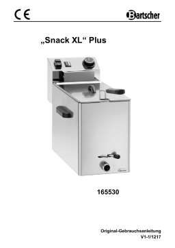 Bartscher 165530 Deep fat fryer SNACK XL Plus Mode d'emploi